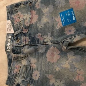 Young girl jeans